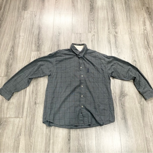 Men's‎ Columbia Plaid Blue Button-Down Shirt XL Cotton Light Outdoors RN69724 - Picture 1 of 10